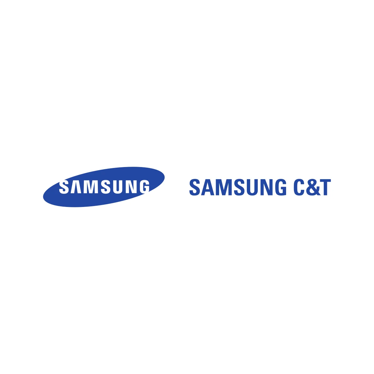 Samsung C&T Corporation construction and engineering division of Samsung Group logo in PNG and SVG Vector.