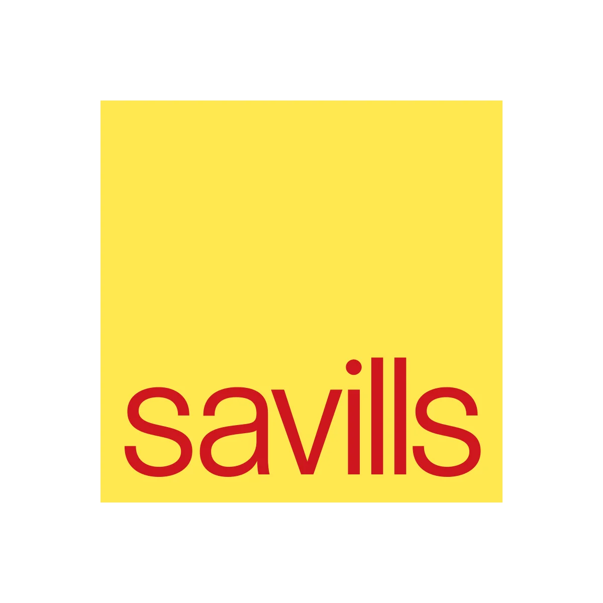 Savills global real estate services and property consultancy red serif logo in PNG and SVG Vector.