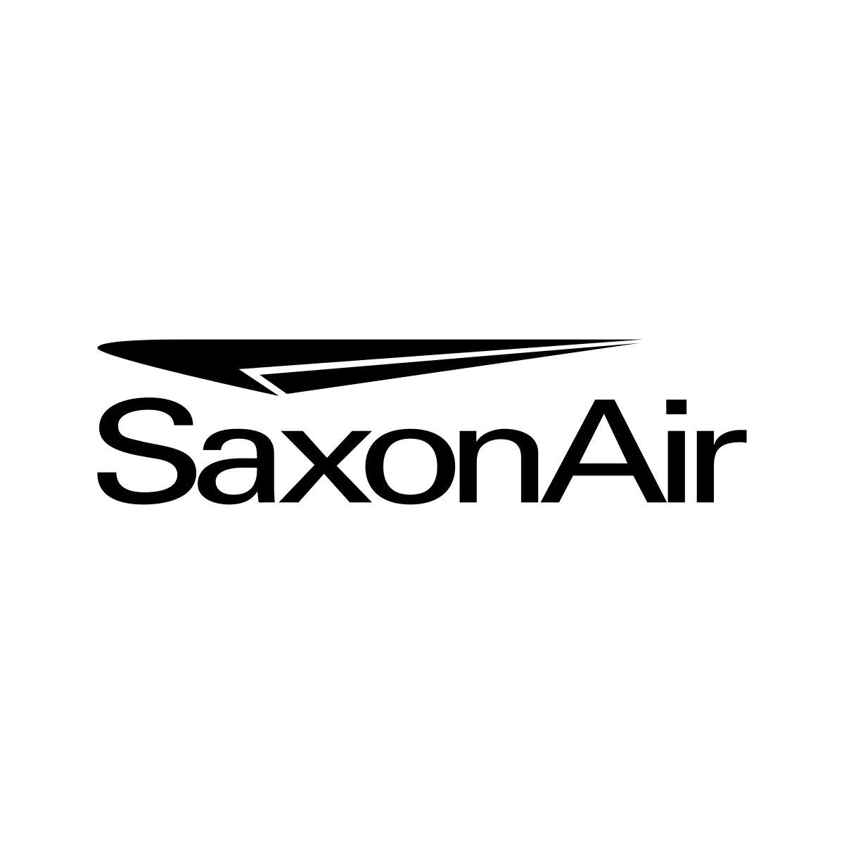 SaxonAir UK private air charter and aviation services company logo in PNG and SVG Vector.