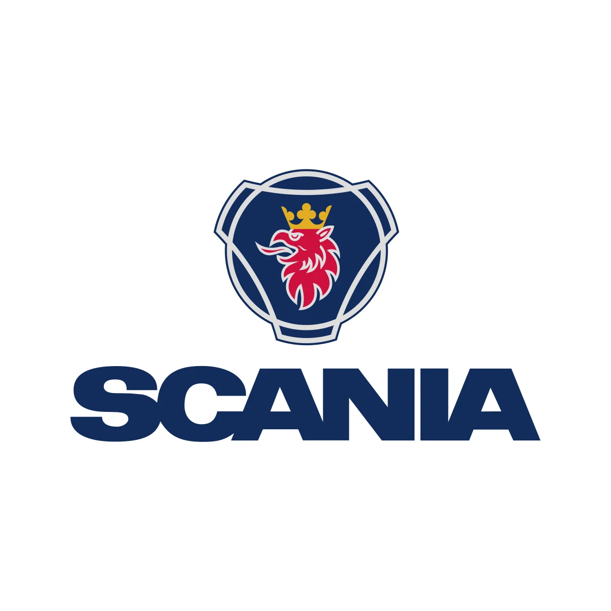 Scania Swedish commercial vehicle and truck manufacturer griffin logo in PNG and SVG Vector.