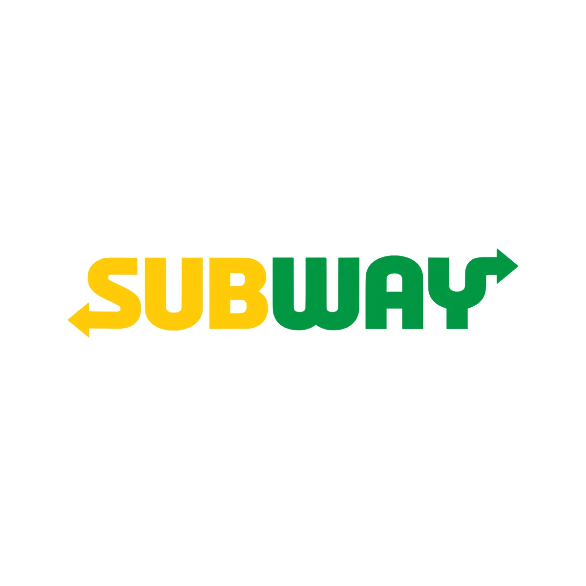 Subway American fast-food submarine sandwich (sub) chain 'Eat Fresh' yellow and green logo in PNG and SVG Vector.