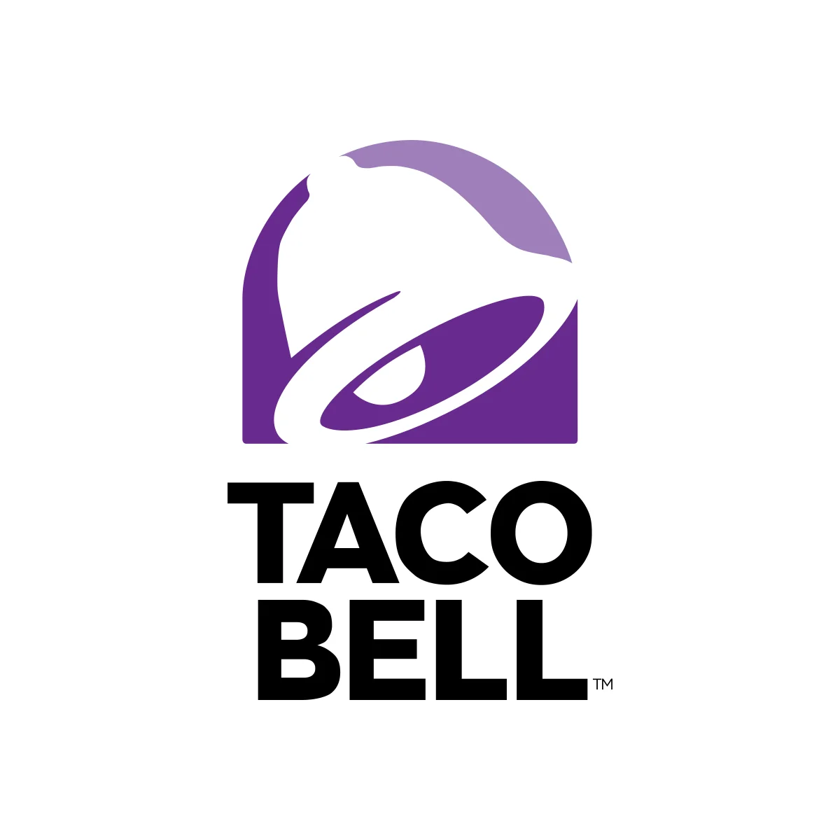 Taco Bell American Mexican-inspired fast-food chain modern minimalist 'bell' icon logo in PNG and SVG Vector.