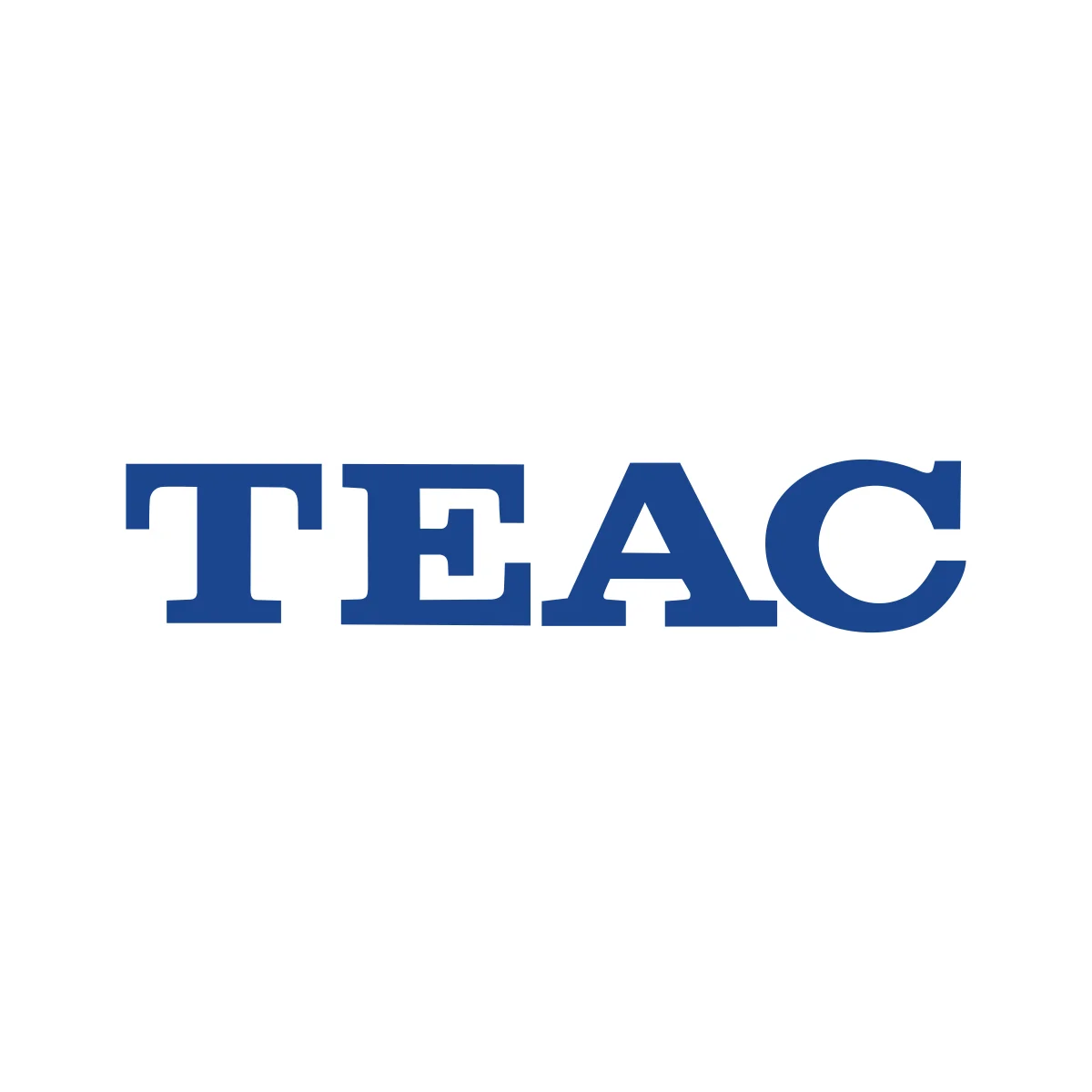 TEAC Corporation historic Japanese high-fidelity audio equipment manufacturer bold wordmark logo in PNG and SVG Vector.