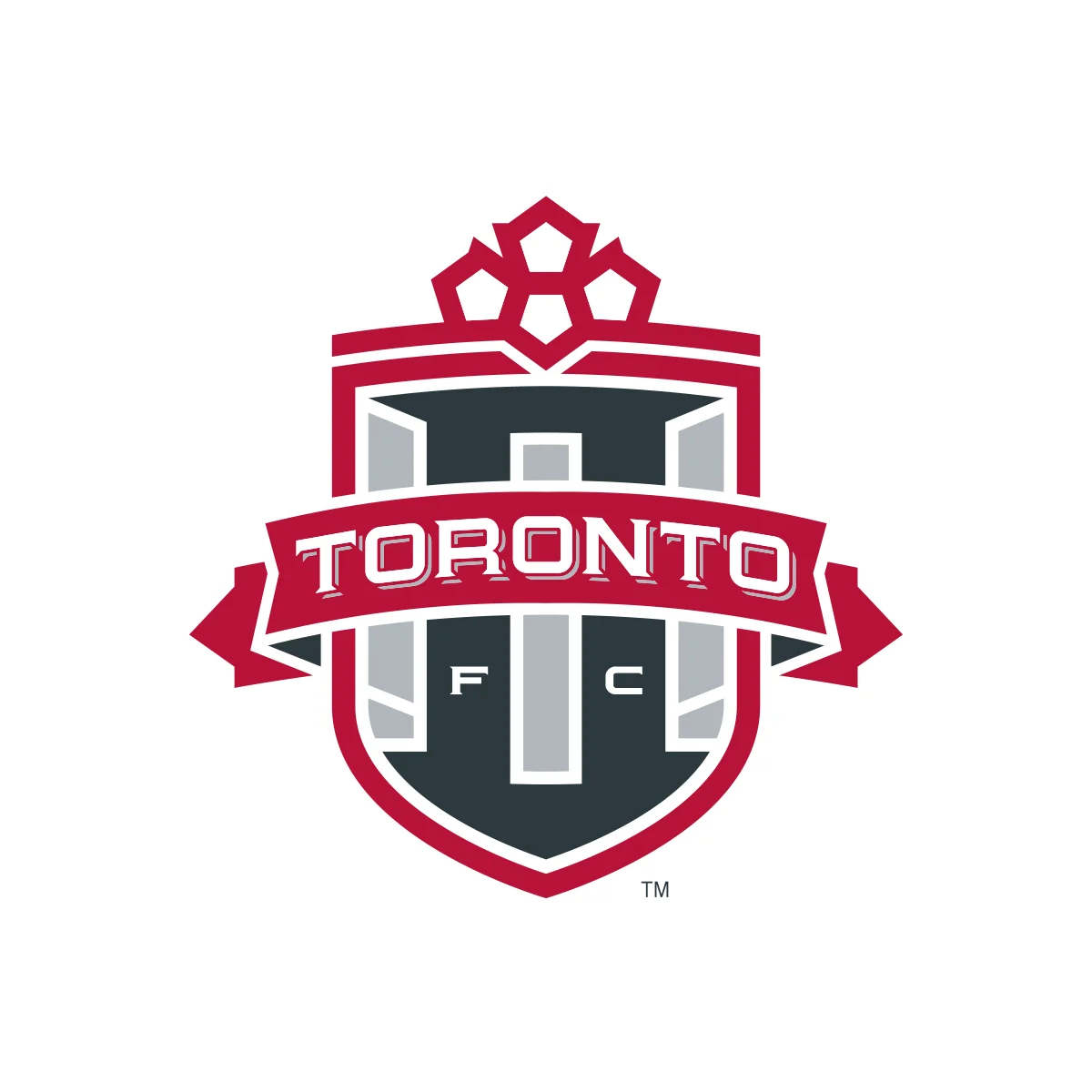 Toronto FC II reserve team for Toronto FC soccer club official crest logo in PNG and SVG Vector.