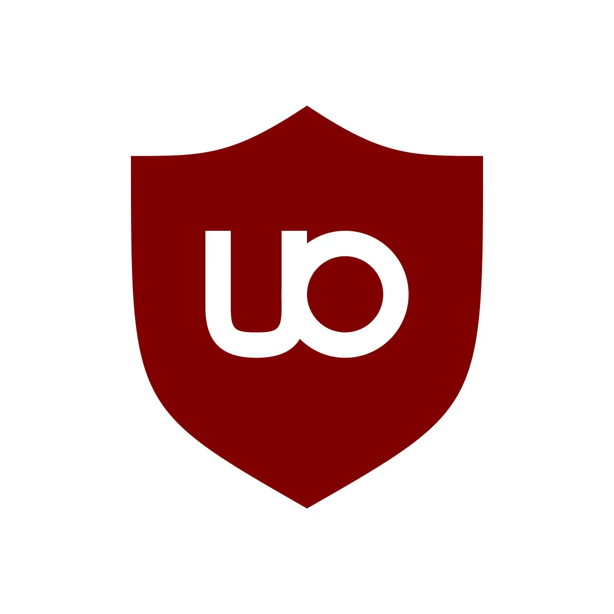 uBlock Origin open-source ad blocker red shield logo in PNG and SVG Vector.