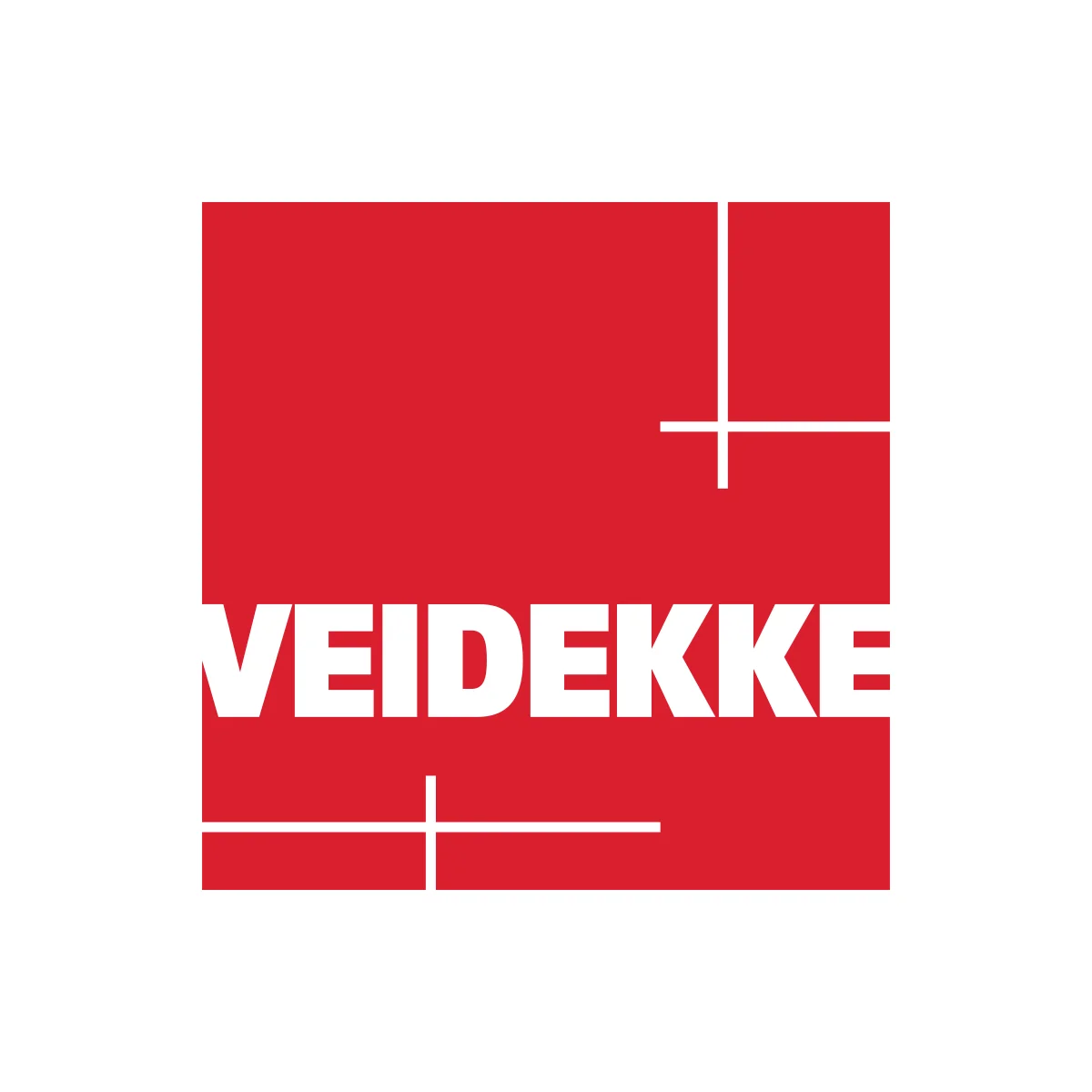 Veidekke Scandinavian construction and property development company logo in PNG and SVG Vector.