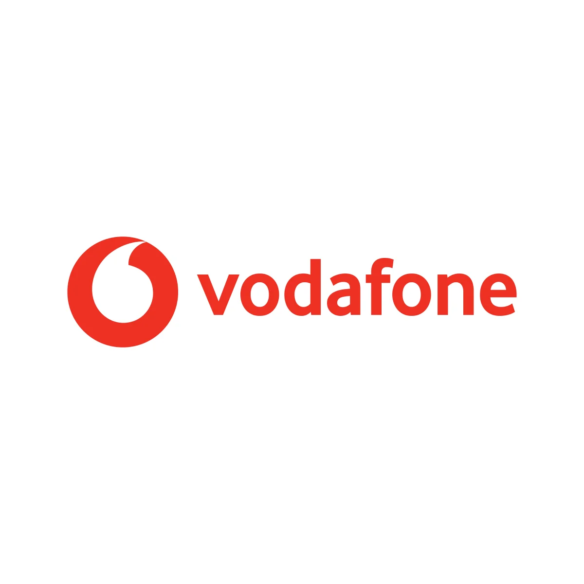 Vodafone Greece major Greek mobile network provider iconic red 'speech mark' logo in PNG and SVG Vector.
