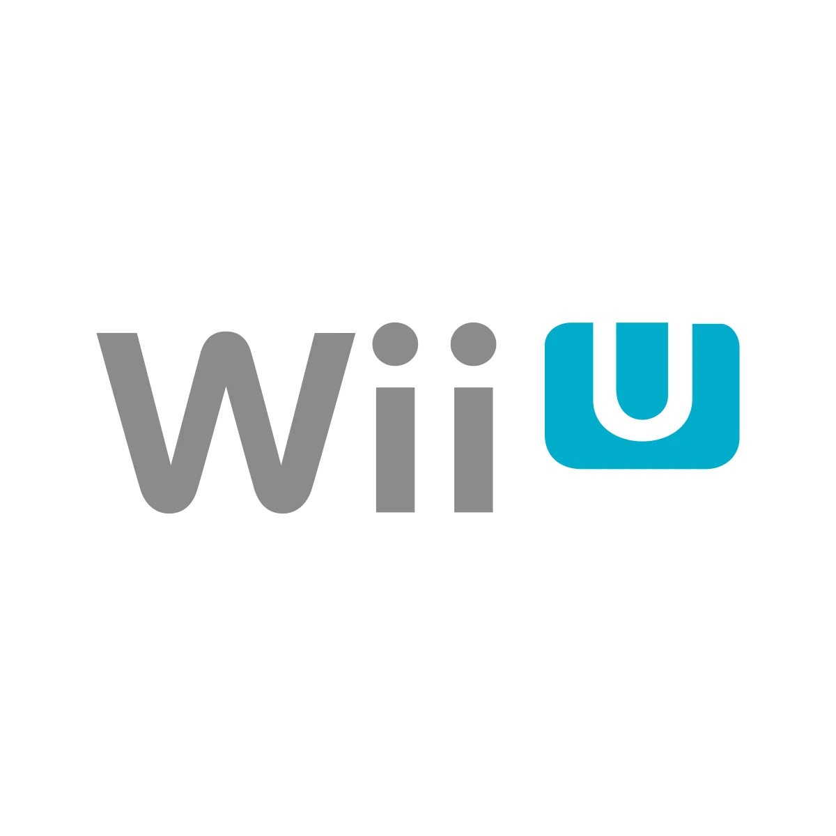 Wii U Nintendo home video game console (Wii successor) official wordmark logo in PNG and SVG Vector.