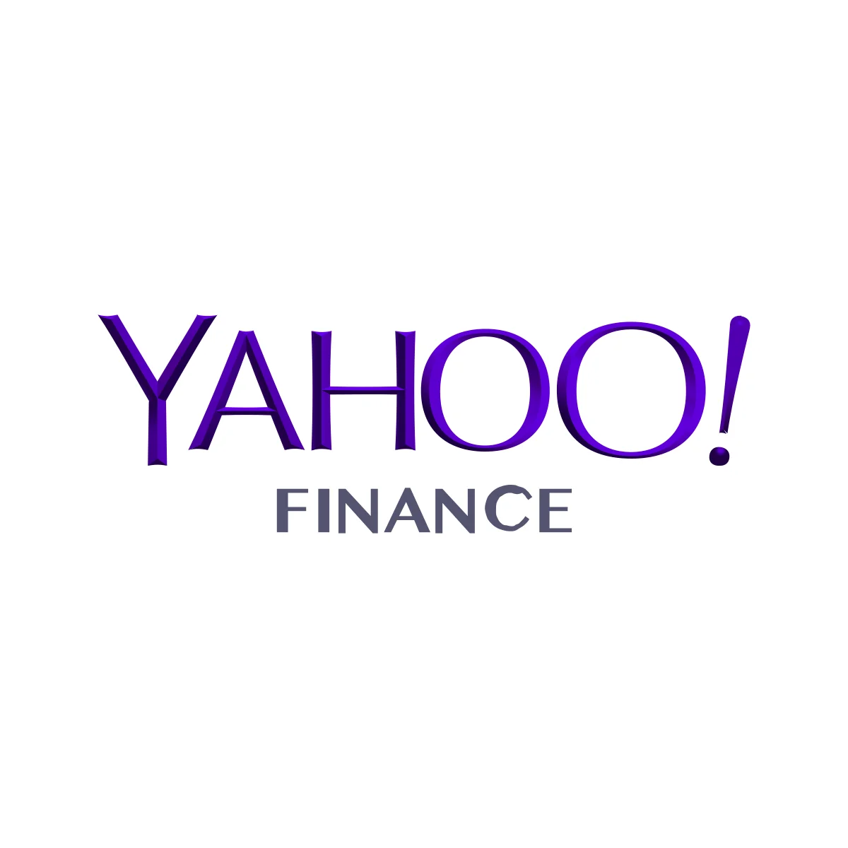 Yahoo! Finance financial news and data media property logo in PNG and SVG Vector.