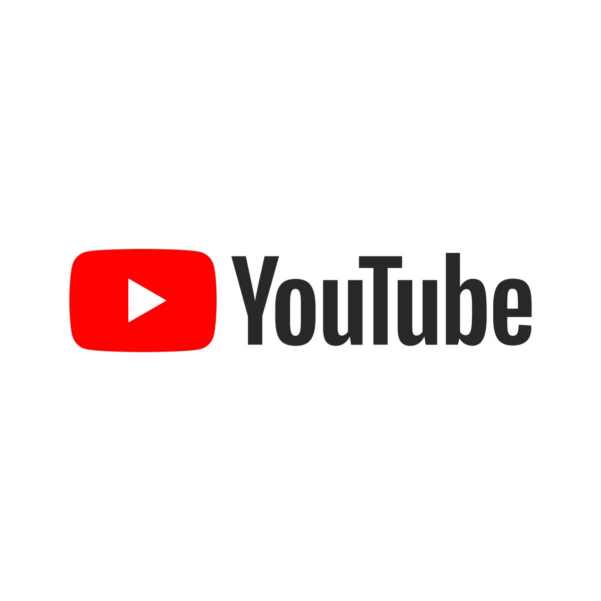 YouTube iconic online video sharing and social media platform logo in PNG and SVG Vector.