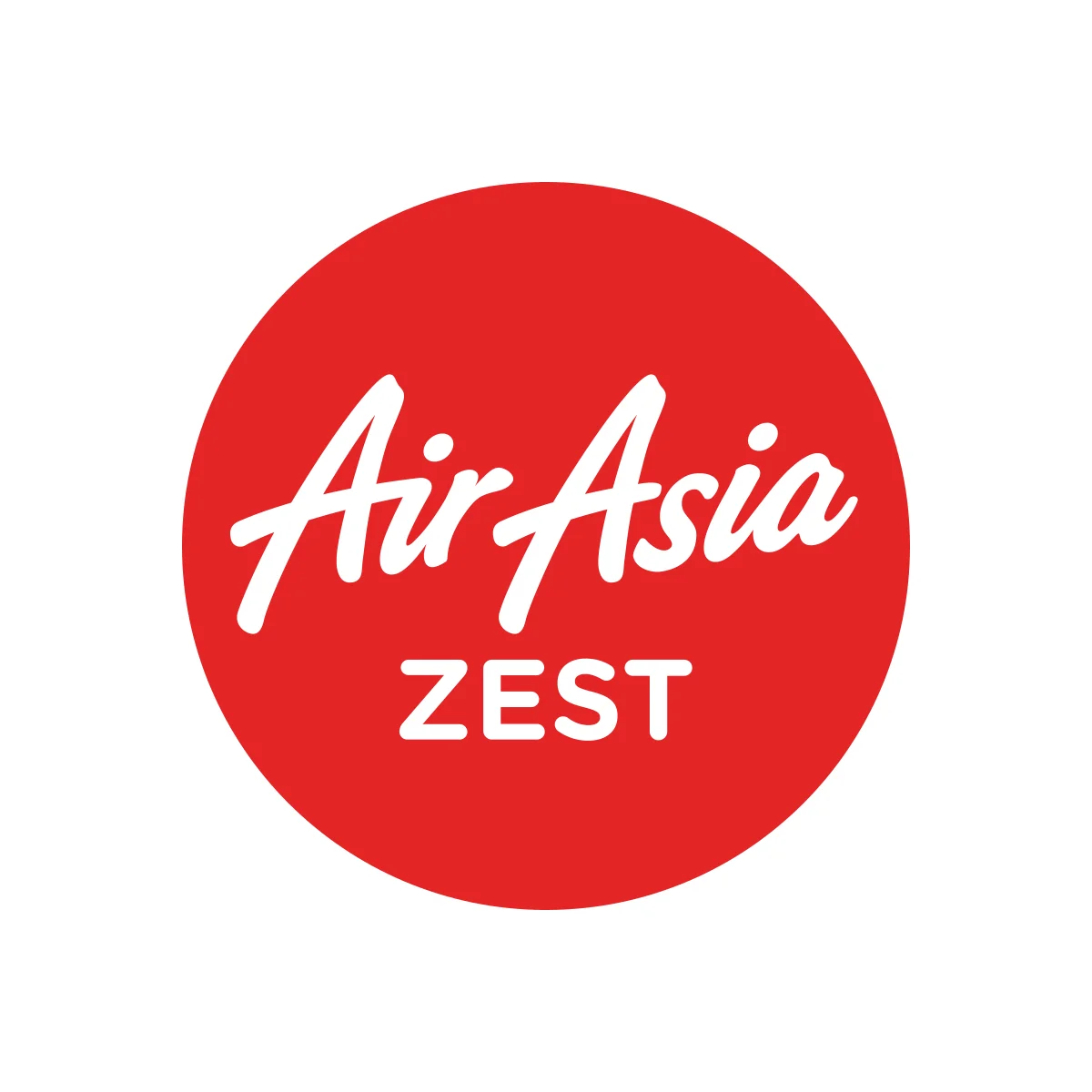 Zest Airways (AirAsia Zest) former Philippine low-cost airline logo in PNG and SVG Vector.